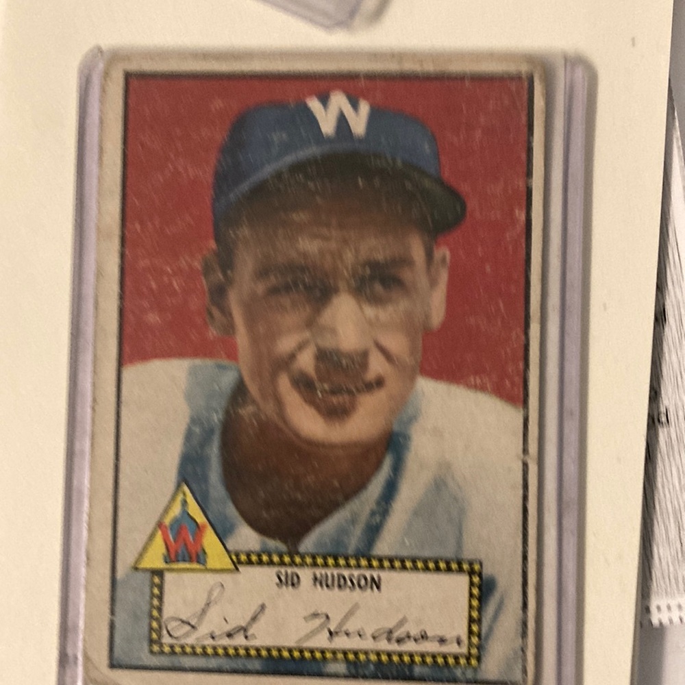 Old baseball card